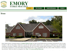 Tablet Screenshot of emoryfamilypractice.com